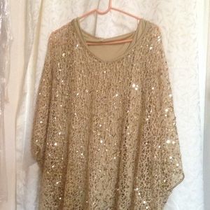 REBA Gold Tunic XL (14) Like New!